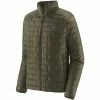Promo 👍 Patagonia Nano Puff Jacket Men green/BSNG ✨