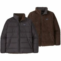 Deals 💯 Patagonia Silent Down Reversible Jacket Men black/INBK ⌛
