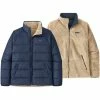 Buy 🧨 Patagonia Silent Down Reversible Jacket Men blue/NENA 🔥