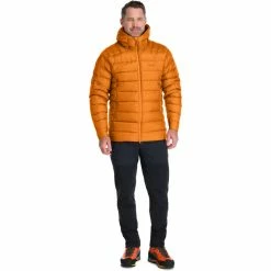 Outlet 💯 Rab Electron Pro Jacket Men marmalade 💯 -Winter Jackets & Parkas Sales Store rab electron pro jacket men marmalade 4