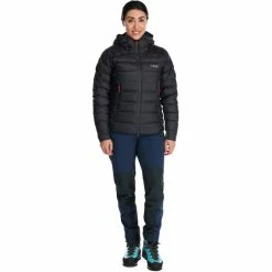 New 🔥 Rab Electron Pro Jacket 👩 Women anthracite 😍 -Winter Jackets & Parkas Sales Store rab electron pro jacket women anthracite 4