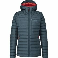 Best Sale 👍 Rab Microlight Alpine Long Jacket 👩 Women orion blue 😍