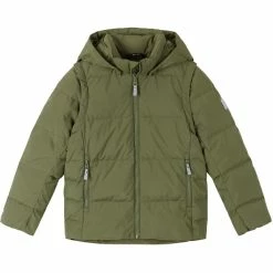 Flash Sale 🤩 Reima Porosein Down Jacket Kids khaki green ⭐