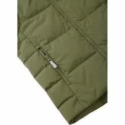 Flash Sale 🤩 Reima Porosein Down Jacket Kids khaki green ⭐ -Winter Jackets & Parkas Sales Store reima porosein down jacket kids khaki green 3