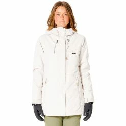 Brand new โญ Rip Curl Apres Heat Seeker Snow Jacket ๐ฉ Women moonbeam โ๏ธ