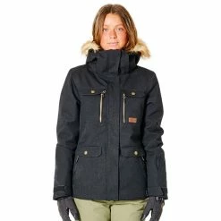 Flash Sale ๐ Rip Curl Chic Snow Jacket ๐ฉ Women black ๐ฅฐ