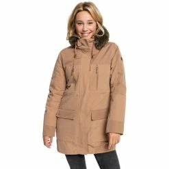 Cheap 🌟 Roxy Amy 3in1 Jacket 👩 Women woodsmoke 🛒