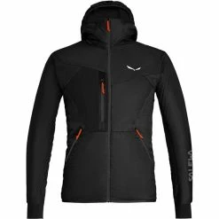 Coupon 🔥 SALEWA Pedroc Hybrid Tirol Wool Hood Jacket Men black out 🔥