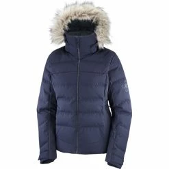 Discount 😍 Salomon Stormcozy Jacket 👩 Women night sky 🎉