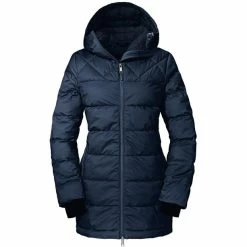 New 🎁 Schöffel Boston Insulated Parka 👩 Women navy blazer 🔔