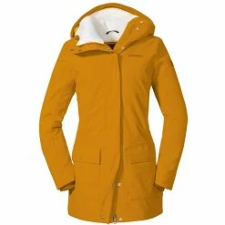 Brand new ⌛ Schöffel Rotterdam Insulated Jacket 👩 Women golden oak 🔔