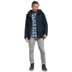 Best deal 🧨 Schöffel Warschau 3in1 Parka Men navy blazer 👏 -Winter Jackets & Parkas Sales Store schoeffel warschau 3in1 parka men navy blazer 4
