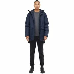Flash Sale 🎉 Tentree Daily Parka Men midnight blue 🎉 -Winter Jackets & Parkas Sales Store tentree daily parka men midnight blue 3
