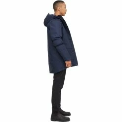 Flash Sale 🎉 Tentree Daily Parka Men midnight blue 🎉 -Winter Jackets & Parkas Sales Store tentree daily parka men midnight blue 4