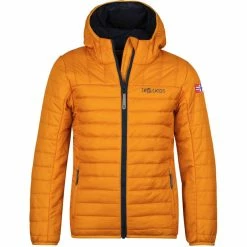 Best reviews of 🎉 TROLLKIDS Eikefjord Jacket Kids golden yellow/mystic blue 💯