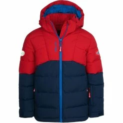 Best deal 🔔 TROLLKIDS Gryllefjord Jacket Kids bright red/mystic blue/medium blue 🔔