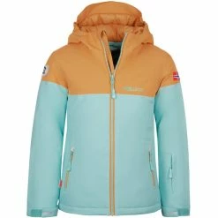 Coupon ✔️ TROLLKIDS Hallingdal Jacket 👧 Girls aqua/honey 🎉