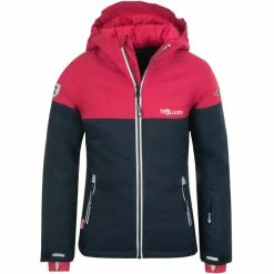 Hot Sale 🎁 TROLLKIDS Hallingdal Jacket 👧 Girls navy/pink/white 🛒