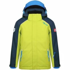 Buy 🌟 TROLLKIDS Holmenkollen PRO Snow Jacket Kids navy/lime/azure blue 🎉