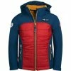 Discount 🌟 TROLLKIDS Lysefjord Jacket Kids mystic blue/rusty red/golden yellow ⌛