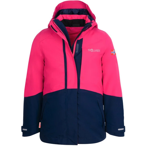 New โ TROLLKIDS Skanden 3in1 Jacket ๐ง Girls navy/magenta ๐งจ 1 New โ TROLLKIDS Skanden 3in1 Jacket ๐ง Girls navy/magenta ๐งจ