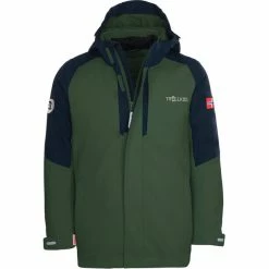 Hot Sale 🛒 TROLLKIDS Skanden 3in1 Jacket Kids navy/forest green 🌟