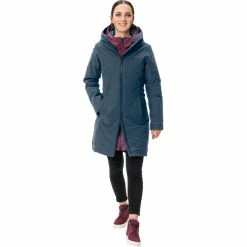 Budget 😉 VAUDE Annecy III 3in1 🧥 Coat 👩 Women dark sea 👏 -Winter Jackets & Parkas Sales Store vaude annecy iii 3in1 mantel damen dark sea 5