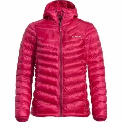 Flash Sale 😀 VAUDE Batura Hooded Insulation Jacket 👩 Women crimson red 🛒