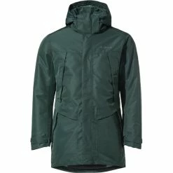 Best deal 🛒 VAUDE Idris Wool Parka Men dark forest 🌟