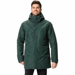 Best deal 🛒 VAUDE Idris Wool Parka Men dark forest 🌟 -Winter Jackets & Parkas Sales Store vaude idris wool parka men dark forest 3