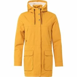 Promo 🥰 VAUDE Manukau II Parka 👩 Women burnt yellow 🌟