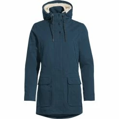 Budget 🥰 VAUDE Manukau II Parka 👩 Women dark sea ✨