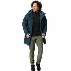 Brand new 🌟 VAUDE Mineo II 🧥 Coat Men dark sea uni ⭐ -Winter Jackets & Parkas Sales Store vaude mineo ii coat men dark sea uni 5