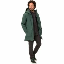 Flash Sale 🎁 VAUDE Mineo II 🧥 Coat Men dusty forest 👏 -Winter Jackets & Parkas Sales Store vaude mineo ii coat men dusty forest 6
