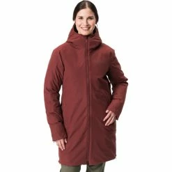 Hot Sale 😀 VAUDE Mineo III 🧥 Coat 👩 Women dark cherry 👍 -Winter Jackets & Parkas Sales Store vaude mineo iii coat women dark cherry 3