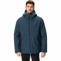 Deals 👏 VAUDE Neyland Padded Jacket Men dark sea ⭐ -Winter Jackets & Parkas Sales Store vaude neyland padded jacket men dark sea 3