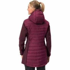 Flash Sale ❤️ VAUDE Skomer Hybrid Parka 👩 Women passion fruit ✔️ -Winter Jackets & Parkas Sales Store vaude skomer hybrid parka women passion fruit 4